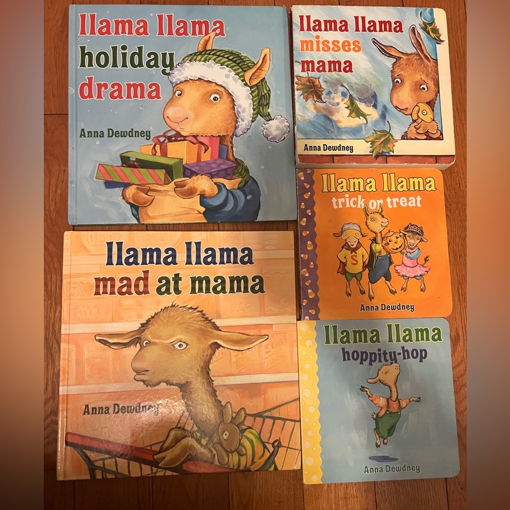 Llama llama book bundle: holiday drama, mad at mama, hoppity hop, misses mama